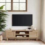 Tromso Modern 2-Door TV Stand for TVs up to 65”