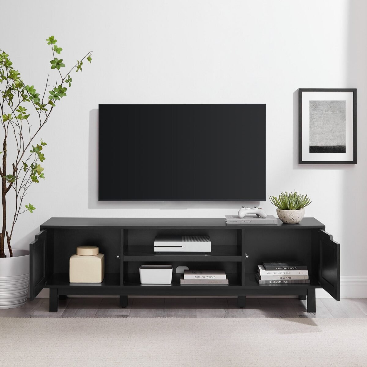 Tromso Modern 2-Door TV Stand for TVs up to 65” - Image 14