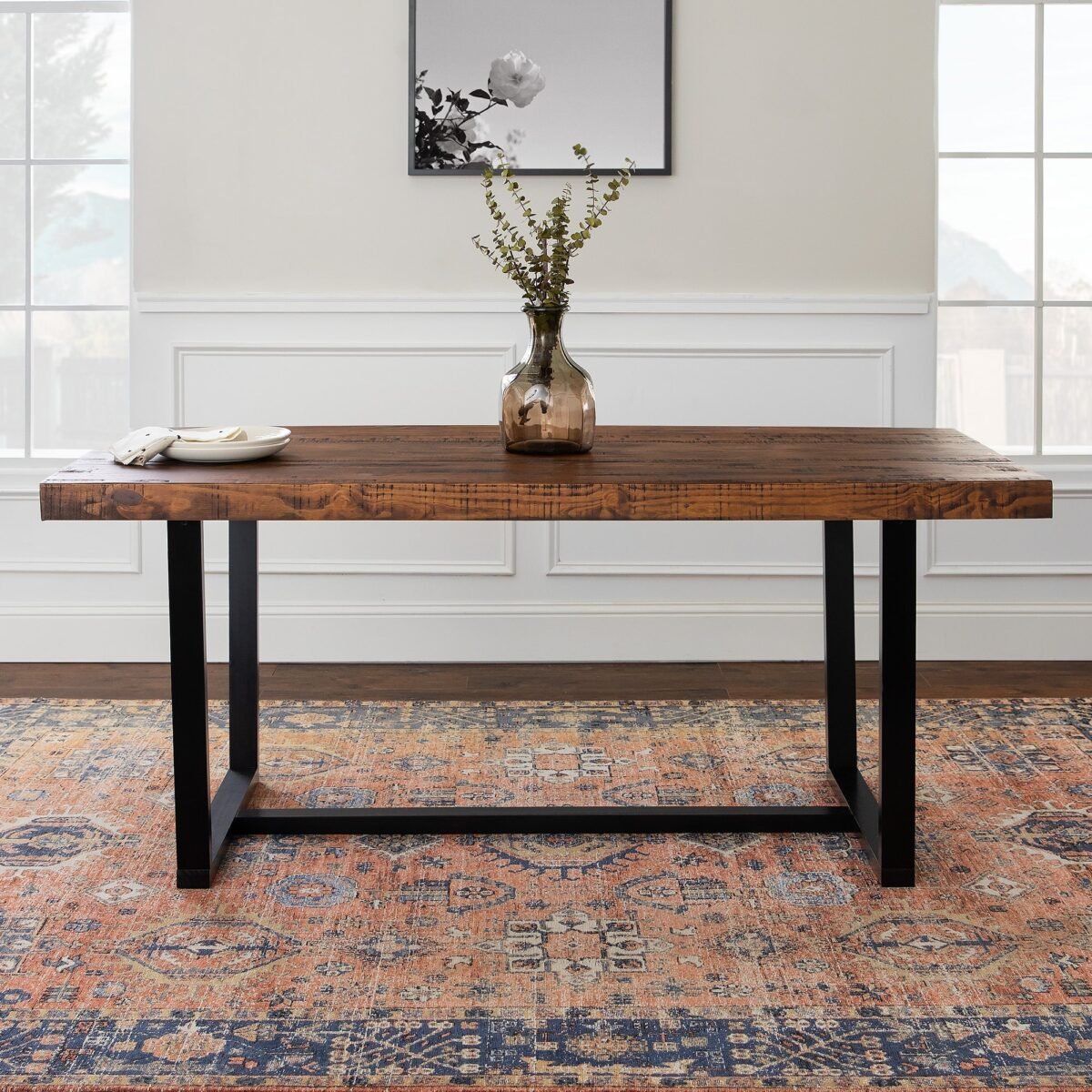 Durango Distressed Wood Dining Table - Image 14
