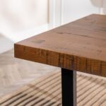 Durango Distressed Wood Dining Table - Image 5