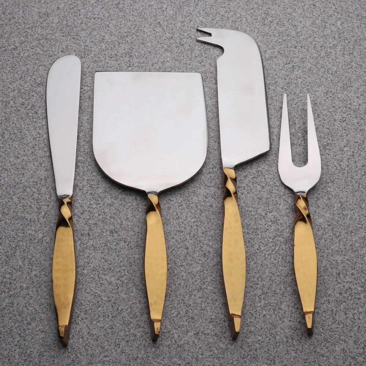 TWISTED URBAN GOLD CHEESE KNIFE 4 PC. SET - Image 2