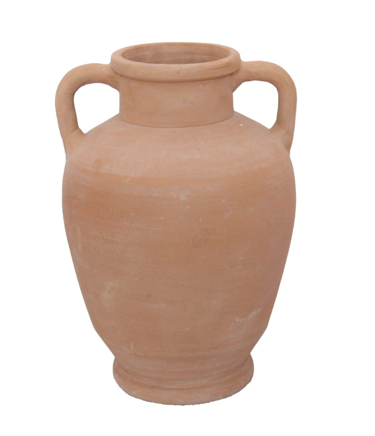 12-Inch Artisan Handcrafted Natural Terracotta Vase with Elegant Handles for Home Décor - Image 6