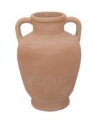 12-Inch Artisan Handcrafted Natural Terracotta Vase with Elegant Handles for Home Décor - Image 6