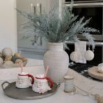 Handcrafted 12.4" Painted Terracotta Vase from India - Artisanal Home Decor Masterpiece - Image 3