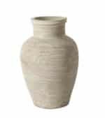 Handcrafted 12.4" Painted Terracotta Vase from India - Artisanal Home Decor Masterpiece - Image 5