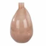 Handcrafted Peach Hammered Glass Vase by CG Hunter – Artisanal Elegance for Home Decor