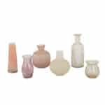 Handcrafted Assorted Yellow and Peach Glass Bud Vases - Charming Unique Decor for Your Home - Image 3