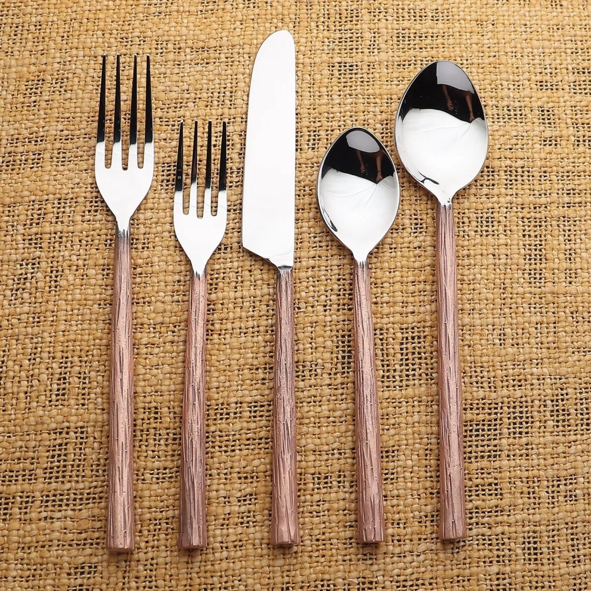Vinear Flatware, 5- Pc. Place Setting - Image 4