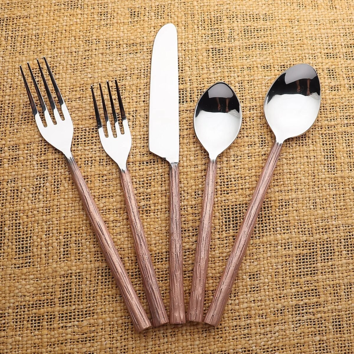 Vinear Flatware, 5- Pc. Place Setting - Image 2