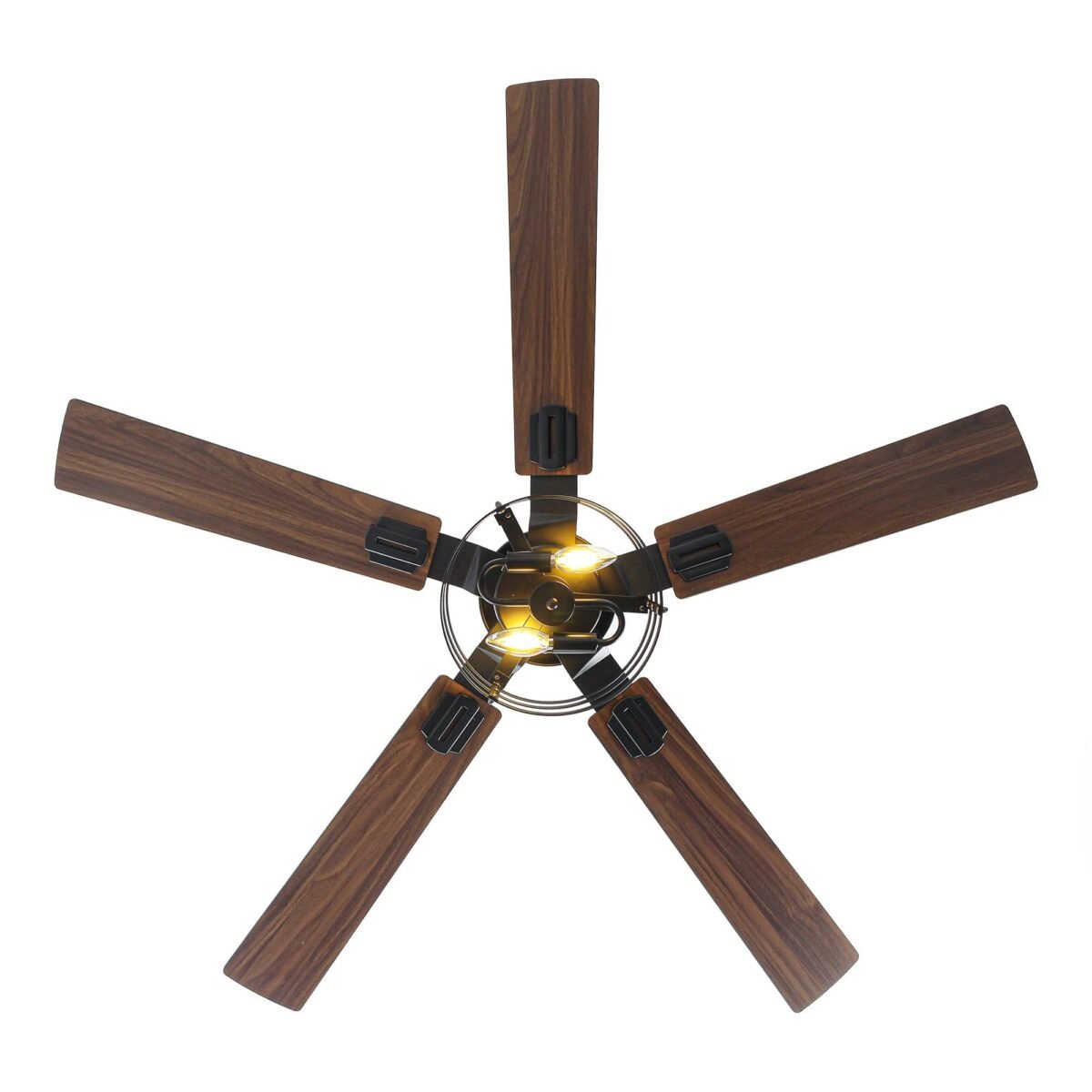 Vaczon 52 Inch DC Motor Industrial Downrod Ceiling Fan with Light and Remote Control - Image 12