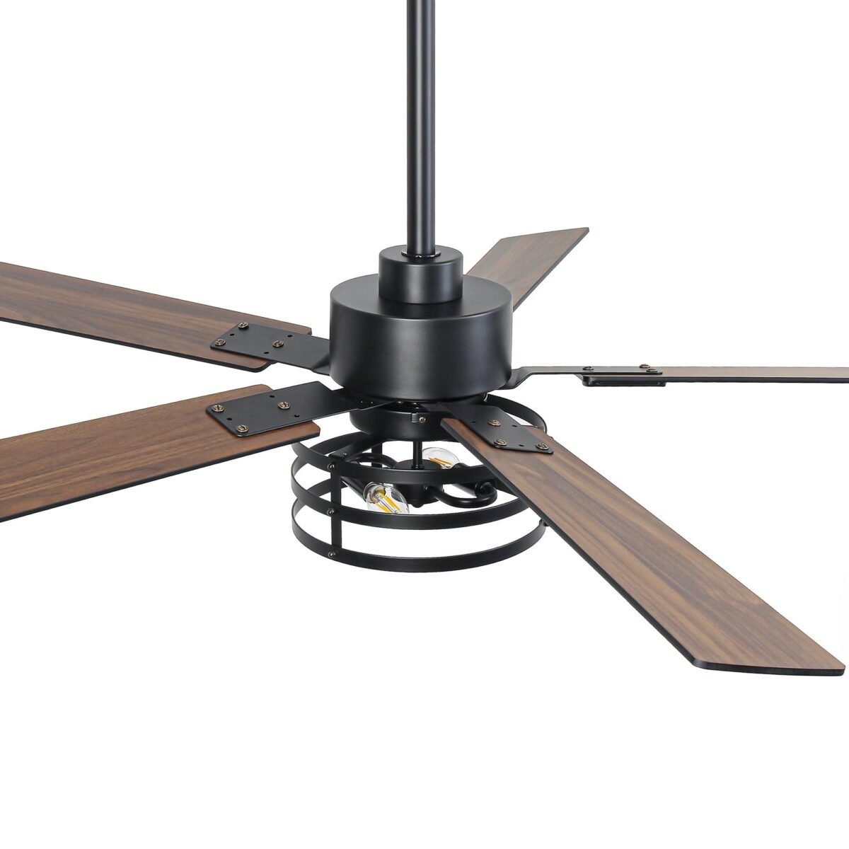 Vaczon 52 Inch DC Motor Industrial Downrod Ceiling Fan with Light and Remote Control - Image 14