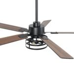 Vaczon 52 Inch DC Motor Industrial Downrod Ceiling Fan with Light and Remote Control - Image 14