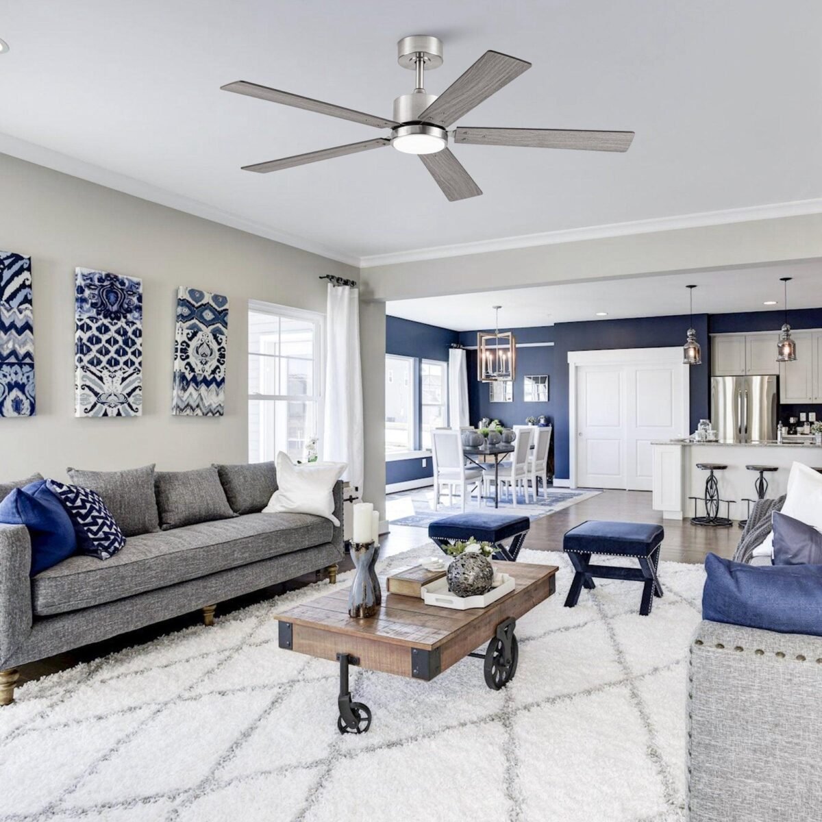 Vaczon 52" DC Motor Ceiling Fan with LED Lighting and Remote Control - Image 14