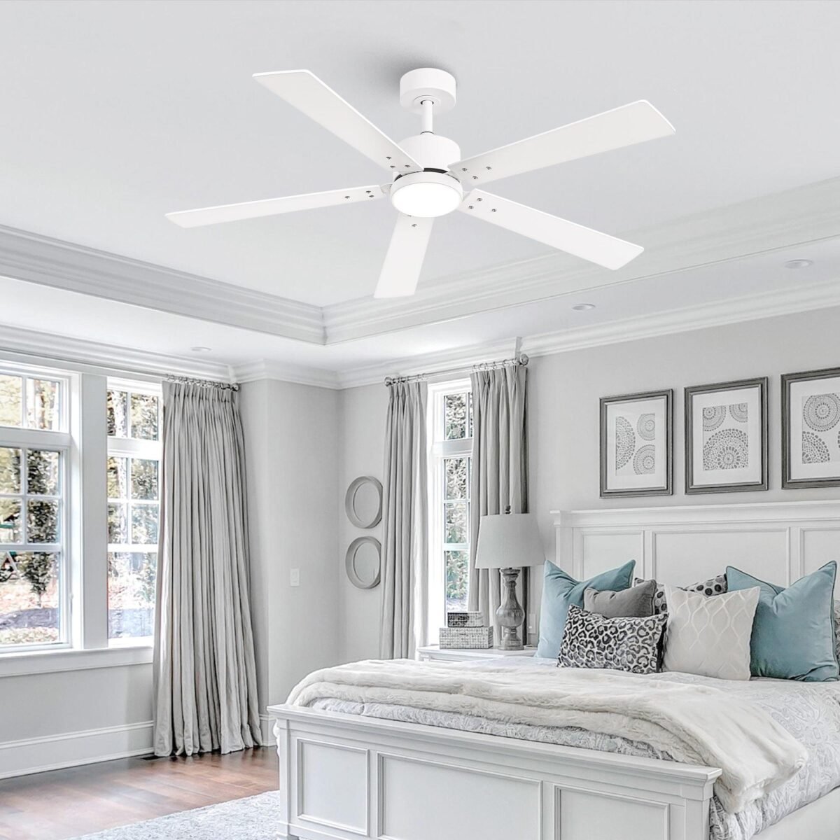 Vaczon 52" DC Motor Ceiling Fan with LED Lighting and Remote Control - Image 31