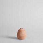 Terra Cotta Bud Vase, Whitewash - Image 5