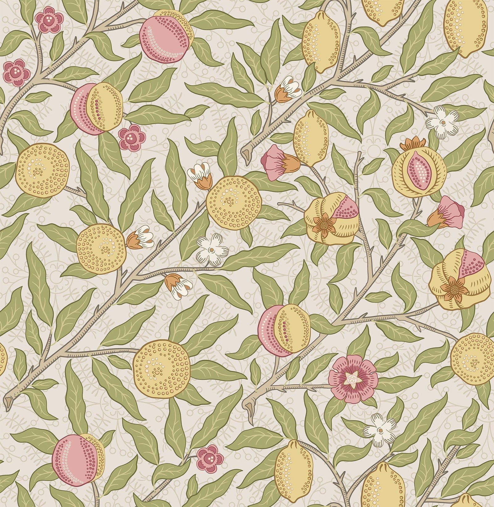 William Morris Tropical Fruit Wallpaper Peel and Stick - Image 2