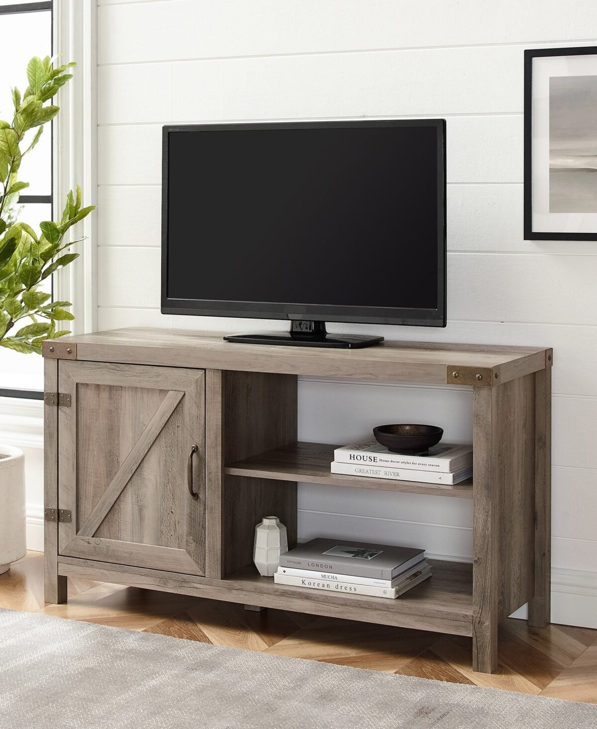 Barn Door TV Stand - Image 7