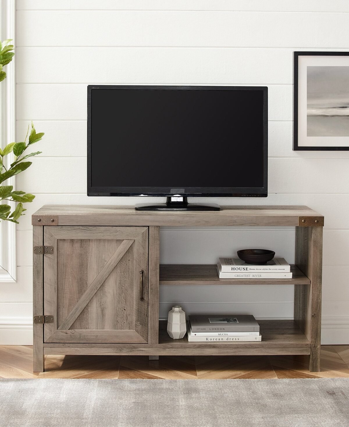 Barn Door TV Stand - Image 8