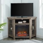 Barn 48" Wood Corner Fireplace TV Stand - Image 7