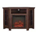 Barn 48" Wood Corner Fireplace TV Stand - Image 8