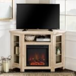 Barn 48" Wood Corner Fireplace TV Stand - Image 4