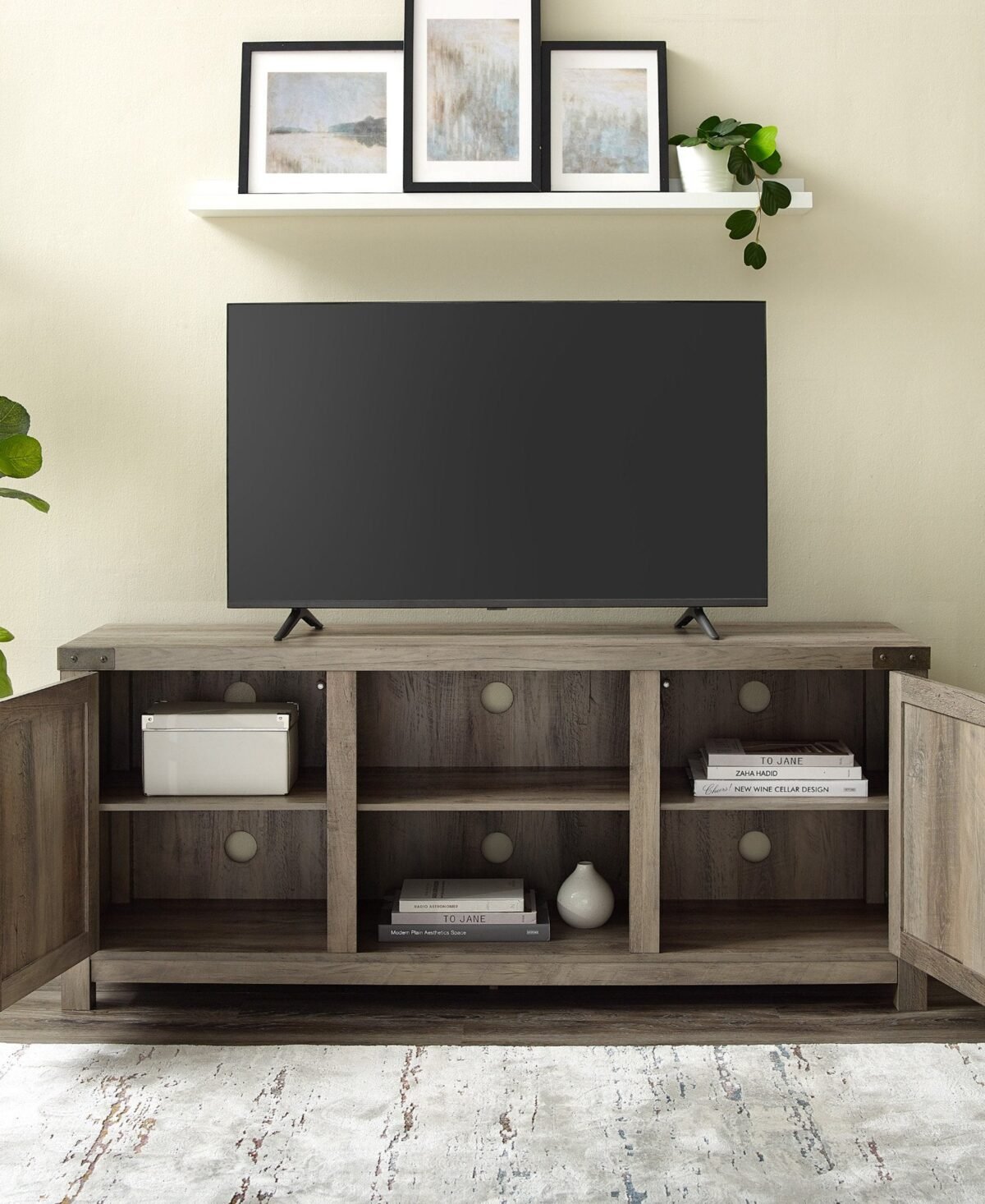 Barn Door TV Stand - Image 35
