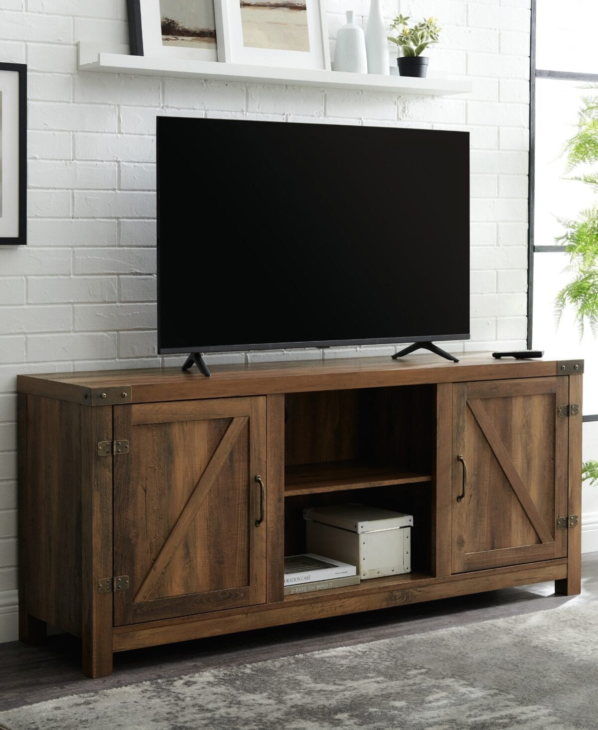 Barn Door TV Stand - Image 37