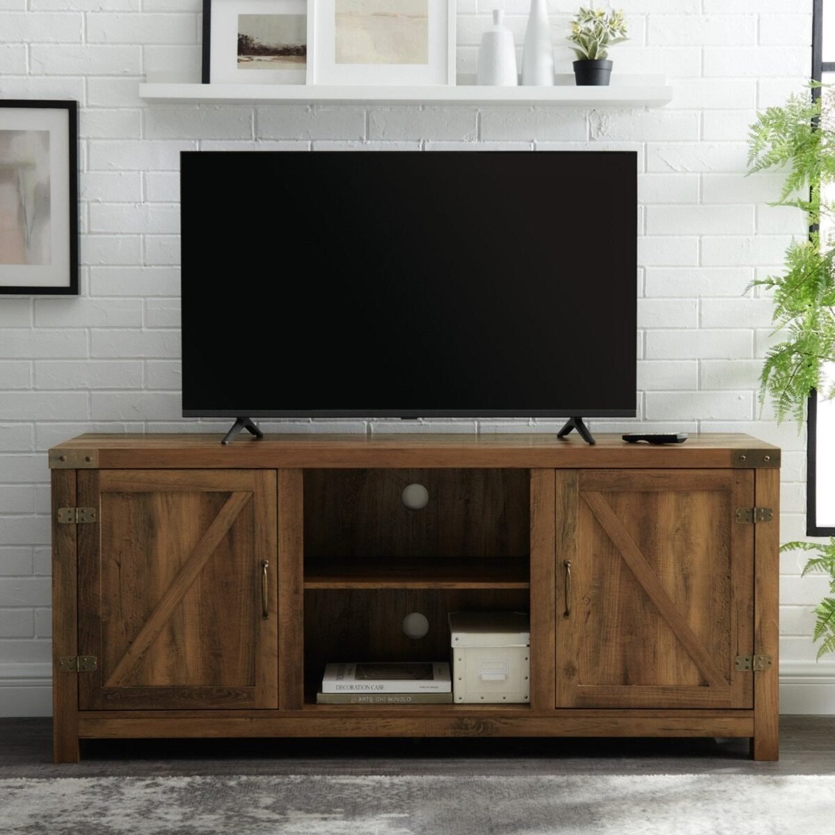 Barn Door TV Stand - Image 36