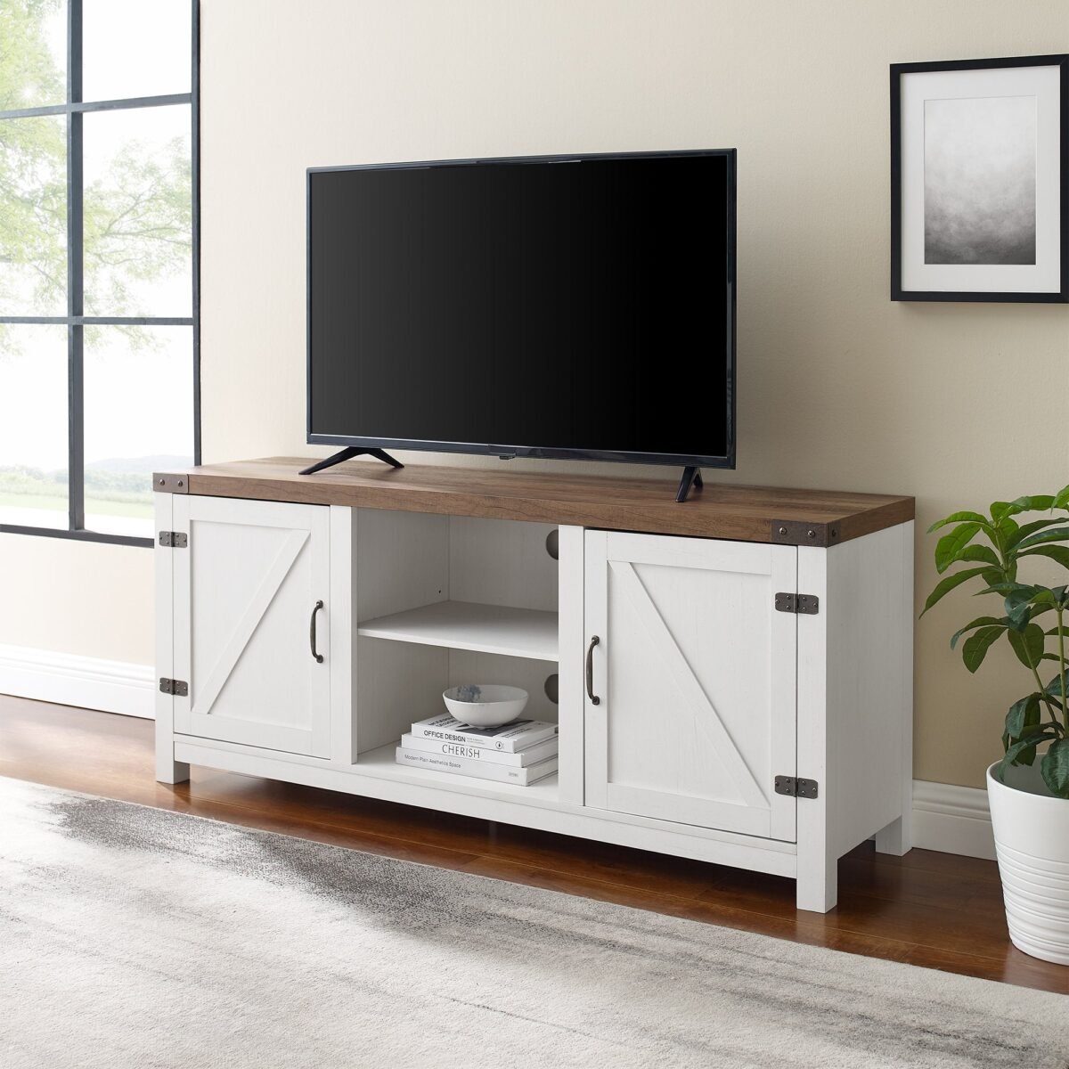 Barn Door TV Stand - Image 40