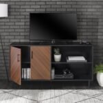 Bookmatch Asymmetrical Sideboard / TV Stand - Image 5
