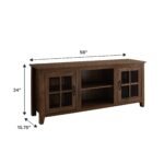 58" Glass Door TV Console - Image 3