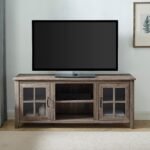 58" Glass Door TV Console - Image 5