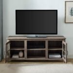 58" Glass Door TV Console - Image 6