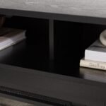 Wasatch 58" Transitional Fireplace Glass Wood TV Stand - Image 8