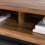 Wasatch 58" Transitional Fireplace Glass Wood TV Stand - Image 23