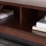 Wasatch 58" Transitional Fireplace Glass Wood TV Stand - Image 26