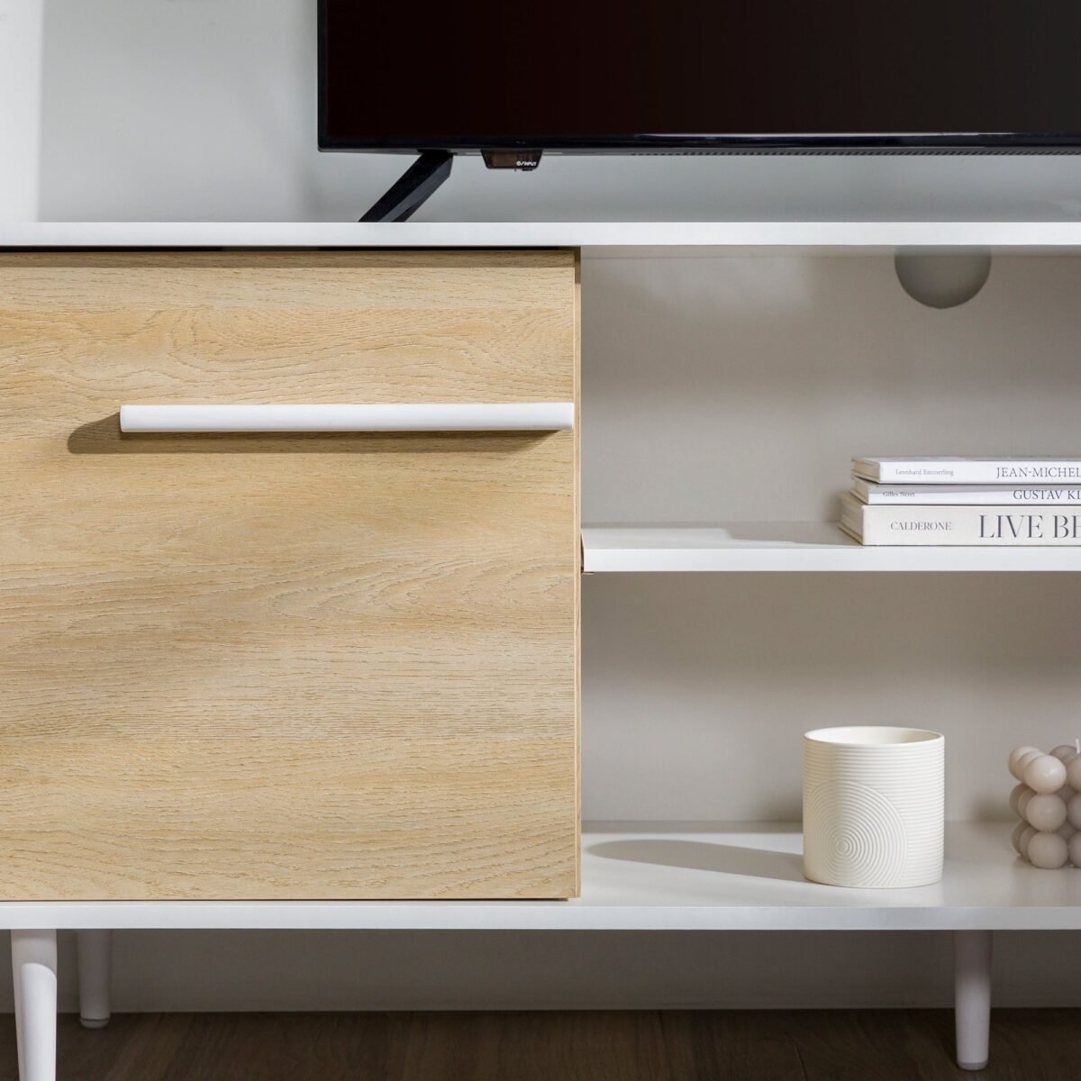 60" 2-Door Modern Media Console - Image 10