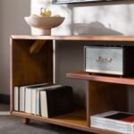 Alpine Rustic Solid Wood TV Console - Image 4