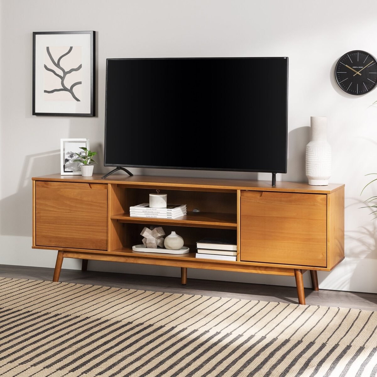 Sloane Adair Solid Wood TV Stand - Image 1