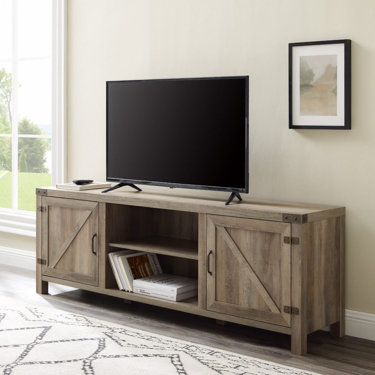 Barn Door TV Stand - Image 22