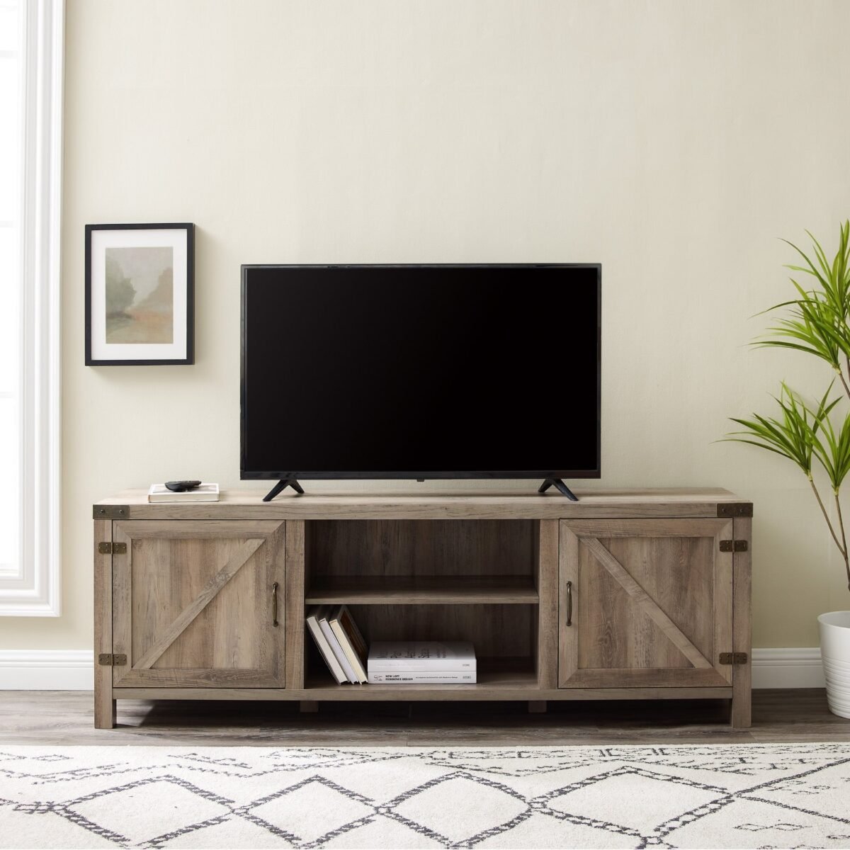 Barn Door TV Stand - Image 23