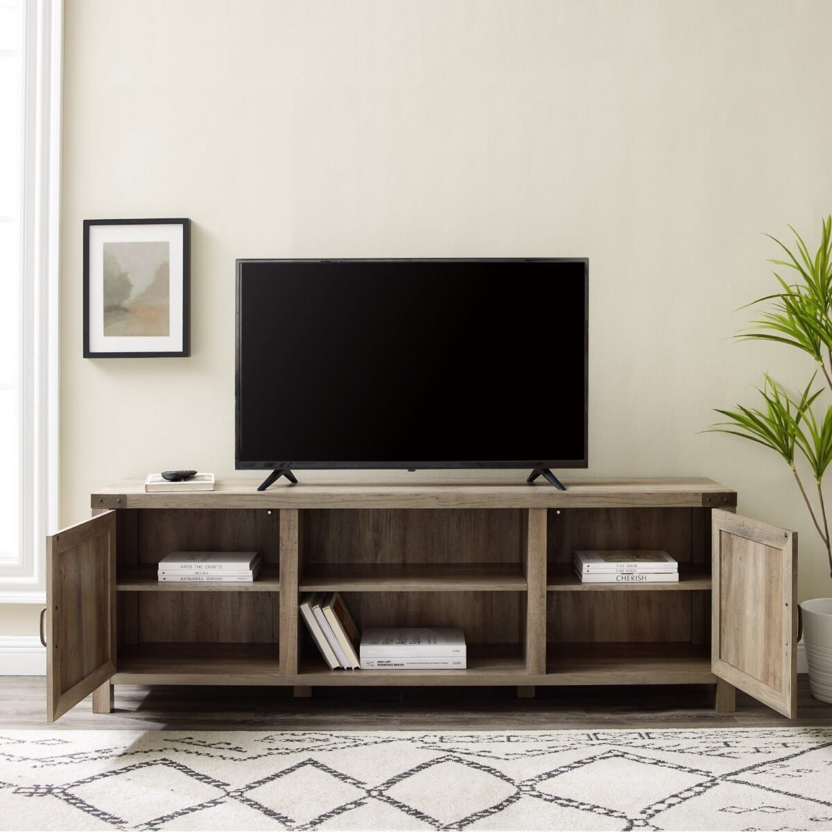 Barn Door TV Stand - Image 24