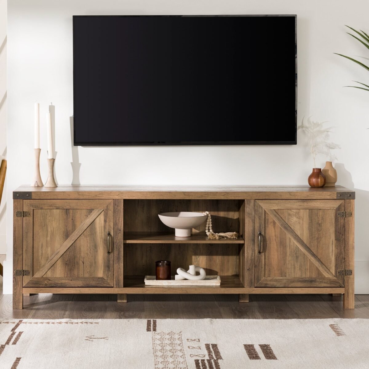 Barn Door TV Stand - Image 6