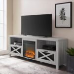 Farmhouse Abilene 70" Rustic Fireplace TV Stand