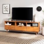 Sloane 70" 3 Drawer Solid Wood TV Stand - Image 4