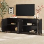 Chantelle Modern Curved Buffet Sideboard and TV Stand - Image 26