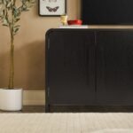 Chantelle Modern Curved Buffet Sideboard and TV Stand - Image 27