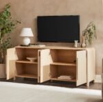 Chantelle Modern Curved Buffet Sideboard and TV Stand - Image 18