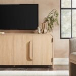 Chantelle Modern Curved Buffet Sideboard and TV Stand - Image 20