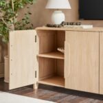 Chantelle Modern Curved Buffet Sideboard and TV Stand - Image 24